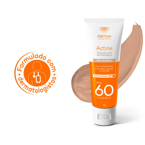 Protetor Solar Facial Darrow Actine Cor Universal FPS60 40g