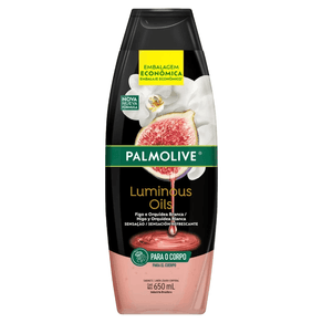 Sabonete Líquido para o Corpo Palmolive Luminous Oils Figo e Orquídea Branca 650ml