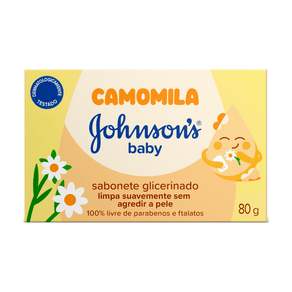 Sabonete em Barra Johnson's Baby Glicerinado Camomila 80g