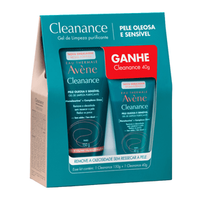 Kit Gel de Limpeza profunda Avène Cleanance 150g + Gel de Limpeza profunda Avène Cleanance 40g
