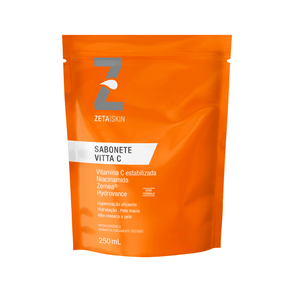 Refil Sabonete Líquido Facial Zeta Skin Vitta C 250ml