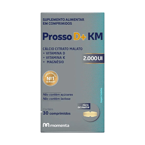 Suplemento Alimentar Prosso D+ KM 2.000UI 30 Comprimidos