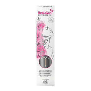 DIU Andalan Silverflex Prata e Cobre Cu380Ag 1 Dispositivo Intrauterino