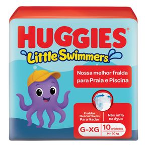Fralda Praia e Piscina Huggies Little Swimmers G/XG 10 Unidades