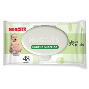 Lenços Umedecidos Huggies Higiene Superior 48 Unidades