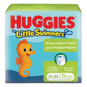 Fralda Praia e Piscina Huggies Little Swimmers P/M 11 Unidades