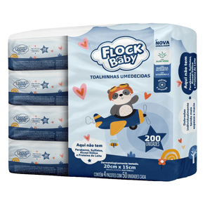Lenços Umedecidos Flock Baby Leve Mais Por Menos