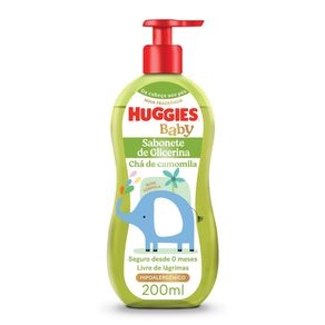 Sabonete de Glicerina Líquido Huggies Chá de Camomila Hora de Sonhar 200ml