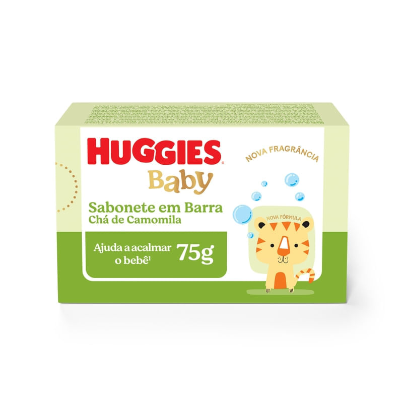 Sabonete em Barra Infantil Huggies Chá de Camomila 75g