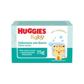 Sabonete em Barra Infantil Huggies Extra Suave 75g