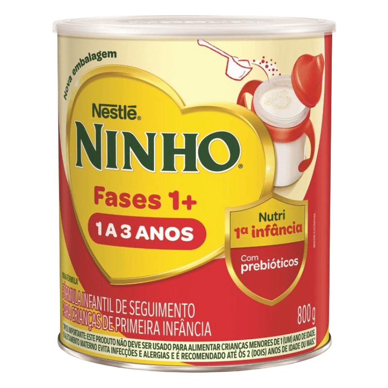 Fórmula Infantil de Primeira Infância Ninho Fases 1+ 1 a 3 Anos 800g