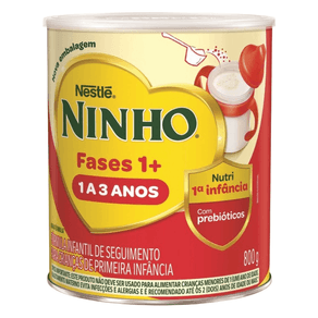Fórmula Infantil de Primeira Infância Ninho Fases 1+ 1 a 3 Anos 800g