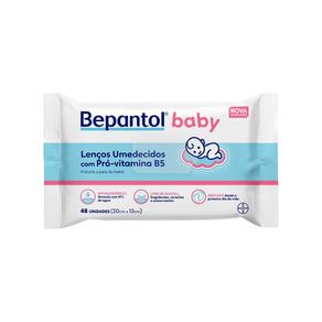 Lenços Umedecidos Para Bebês Bepantol Baby 48 Unidades