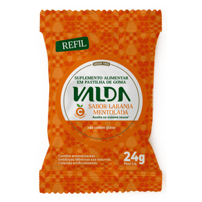 Suplemento Alimentar Valda C Sabor Laranja Mentolada 25G preço