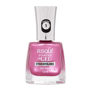 Esmalte Risqué Diamond Gel Cybercolors Disco Voador 9,5ml