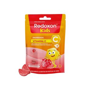 Suplemento de Vitamina C Redoxon Kids Sabor Morango 25 Gominhas