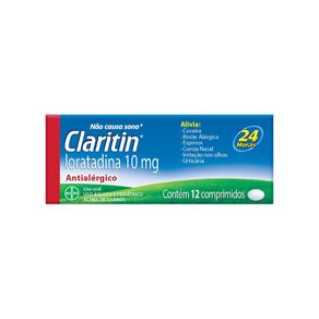 Claritin 10mg 12 Comprimidos