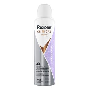 Desodorante Antitranspirante Aerosol Rexona Clinical Extra Dry 150ml