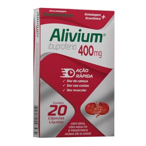 Alivium 400mg 20 Cápsulas Líquidas