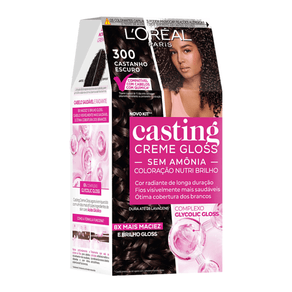 Coloração L'Oréal Casting Creme Gloss 300 Castanho Escuro