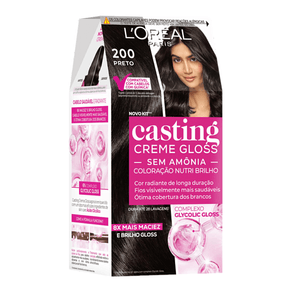 Coloração L'Oreal Casting Creme Gloss 200 Preto