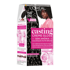Coloração Casting Creme Gloss L'Oreal 100 Preto Noite