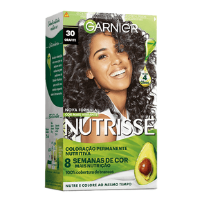 Coloração Garnier Nutrisse Creme 30 Grafite