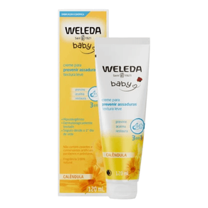 Creme para Prevenção de Assaduras Weleda Baby Calêndula 120ml