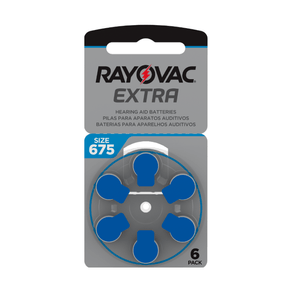 Pilha Auditiva Rayovac 675 Extra Advanced 6 Unidades