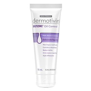 Sabonete Líquido Dermotivin Benzac Oil Control 70ml