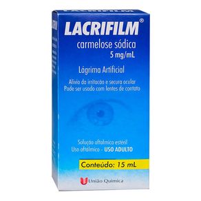Lacrifilm 5mg/ml Solução Oftálmica Estéril 15ml