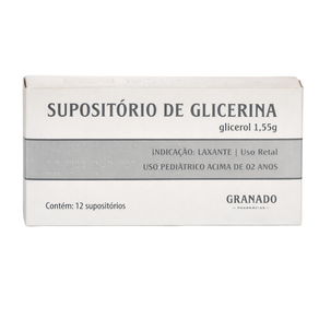 Supositório de Glicerina Pediátrico Granado 12 Unidades