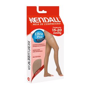 Meia Calça Kendall Média Compressão (18-21 Mmhg) Sem Ponteira Cor Mel Tamanho M