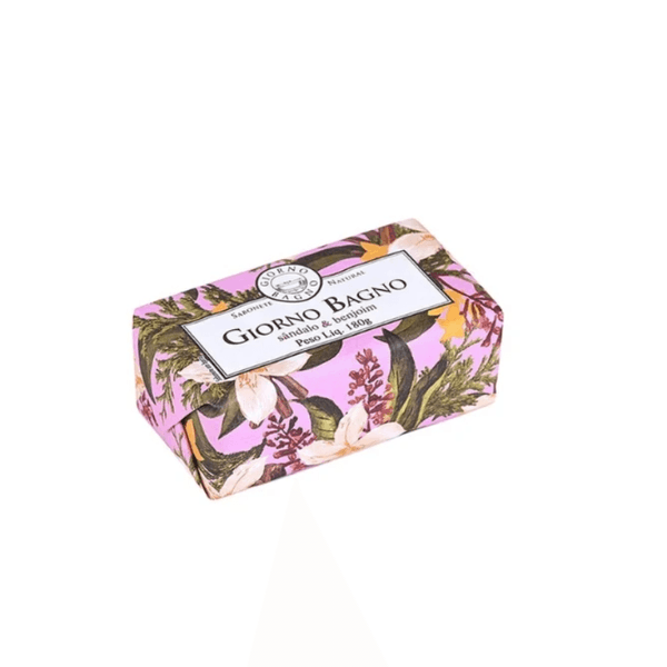 Sabonete Natural em Barra Giorno Bagno Sândalo & Benjoim 180g