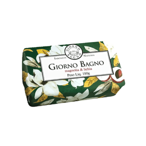 Sabonete Natural em Barra Giorno Bagno Magnólia & Lichia 180g