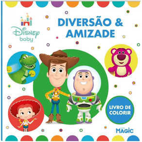 Livro para Colorir Disney Baby Diversão e Amizade Toy Story 1 Unidade