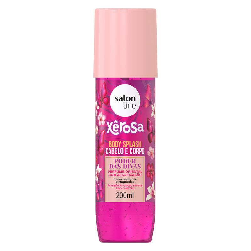 Body Splash Salon Line Xerôsa Cabelo e Corpo Poder das Divas 200ml