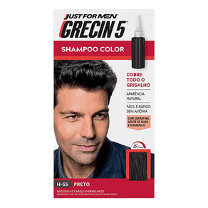 Shampoo Color Grecin 5 Preto 1 Unidade
