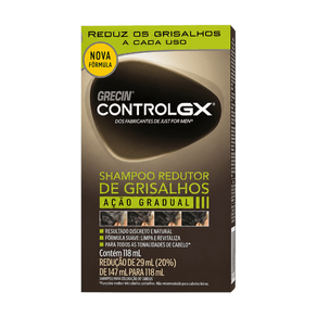 Shampoo Redutor de Grisalhos Grecin Control GX 118ml