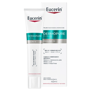 Gel Renovador Noturno Facial Eucerin Dermopure Clinical Peeling 10 40ml