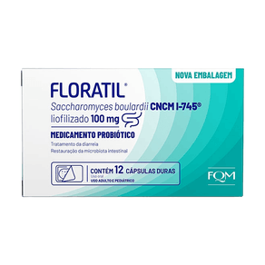 Floratil 100mg 12 Cápsulas Duras