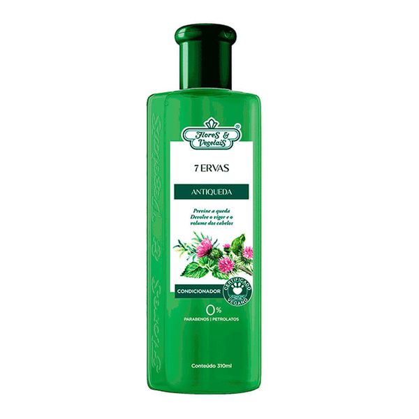 Condicionador Flores e Vegetais 7 Ervas Antiqueda 310ml