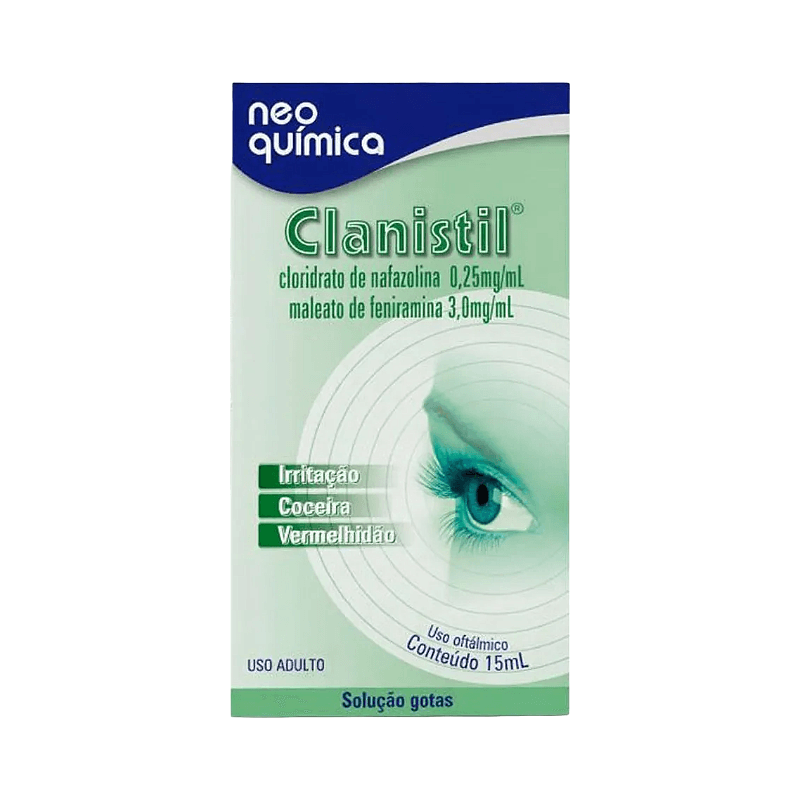 Colírio Clanistil Solução Oftálmica 15ml