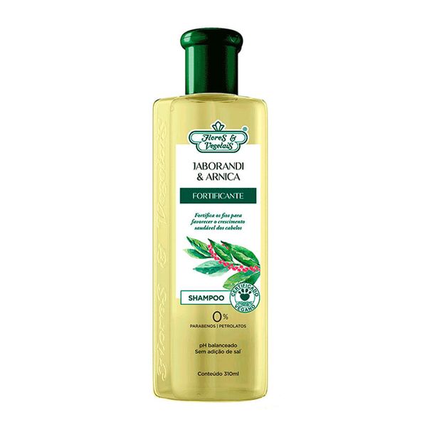 Shampoo Flores e Vegetais Jaborandi e Arnica 310ml