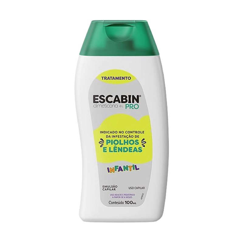 Antiparasitário Escabin PRO 4% Emulsão Capilar 100ml