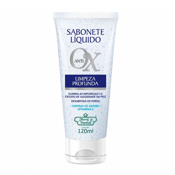 Sabonete Líquido Anti Ox Flores e Vegetais Limpeza Profunda 120ml