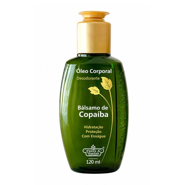 Óleo Corporal Flores e Vegetais Bálsamo de Copaíba 120ml