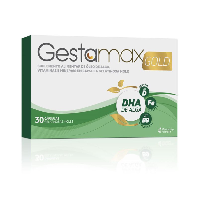 Suplemento Alimentar Gestamax Gold 30 Cápsulas Gelatinosas Moles