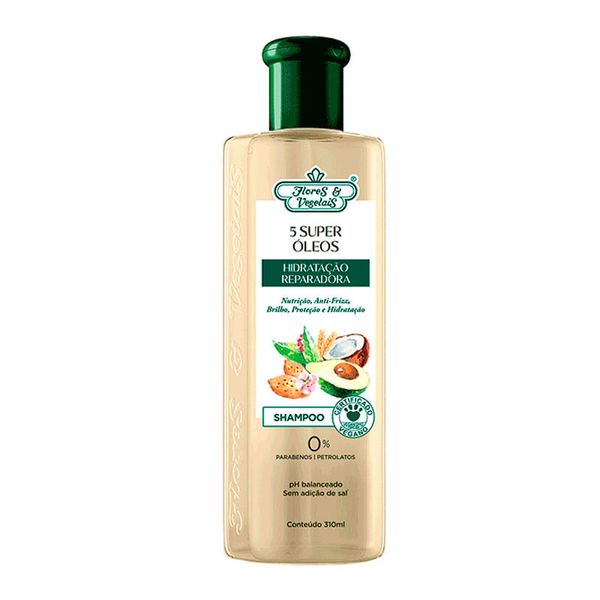 Shampoo Flores e Vegetais Hidratação Reparadora 310ml