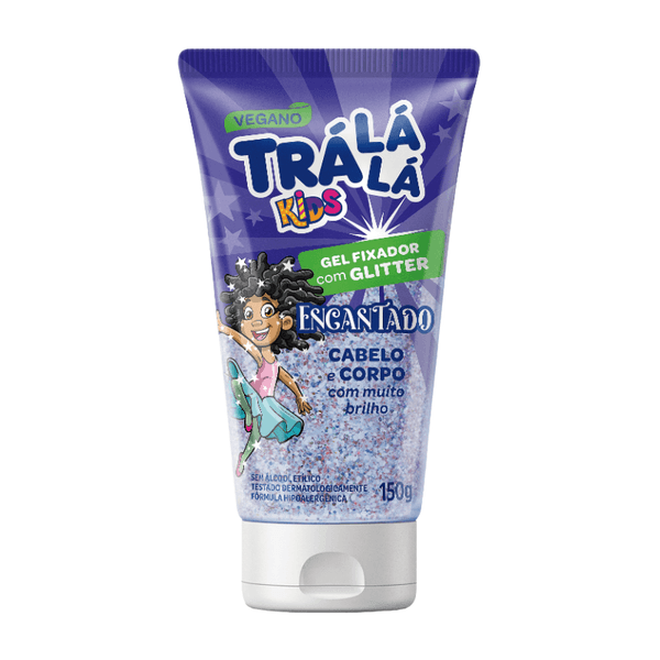 Gel Fixador Trá Lá Lá Kids Glitter Encantado 150g